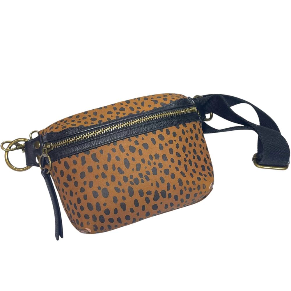 Universal Thread Leopard Print Belt Bag Faux Leather Crossbody